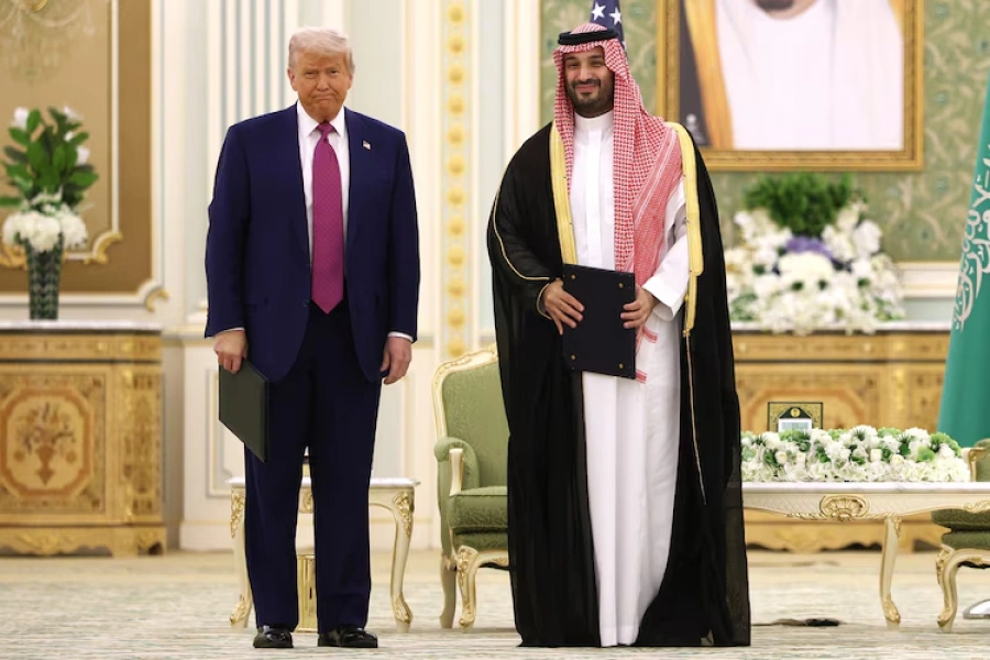 Trump hosts Saudi prince for first time...